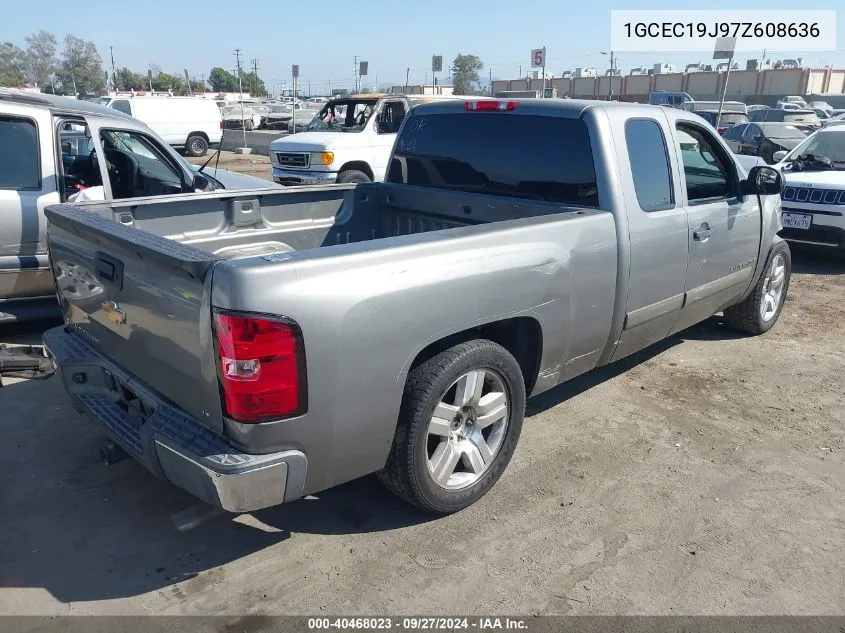 2007 Chevrolet Silverado 1500 Lt1 VIN: 1GCEC19J97Z608636 Lot: 40468023