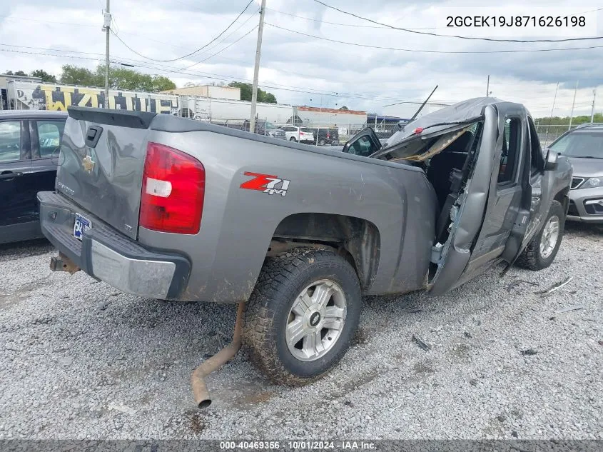 2007 Chevrolet Silverado 1500 Ltz VIN: 2GCEK19J871626198 Lot: 40469356