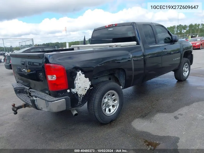 1GCEC19X27Z609647 2007 Chevrolet Silverado 1500 Work Truck