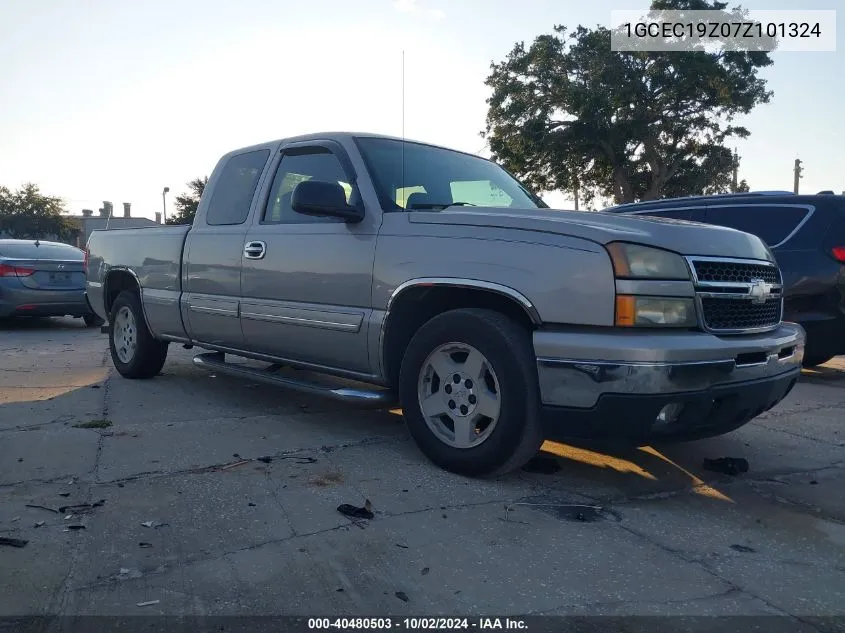 2007 Chevrolet Silverado 1500 Classic Lt1 VIN: 1GCEC19Z07Z101324 Lot: 40480503