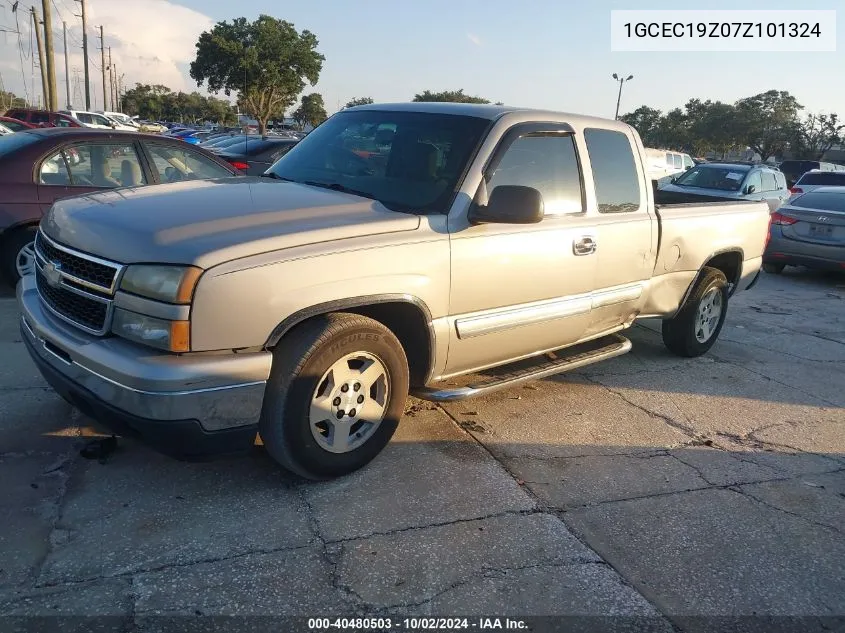 2007 Chevrolet Silverado 1500 Classic Lt1 VIN: 1GCEC19Z07Z101324 Lot: 40480503