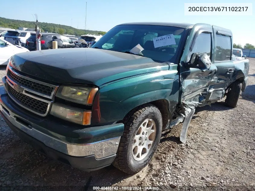 2007 Chevrolet Silverado 1500 Classic Ls VIN: 2GCEC13V671102217 Lot: 40485742