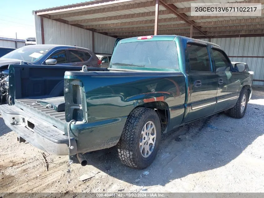 2007 Chevrolet Silverado 1500 Classic Ls VIN: 2GCEC13V671102217 Lot: 40485742