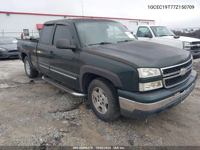 2007 Chevrolet Silverado 1500 Classic Lt1 VIN: 1GCEC19T77Z150709 Lot: 40486379