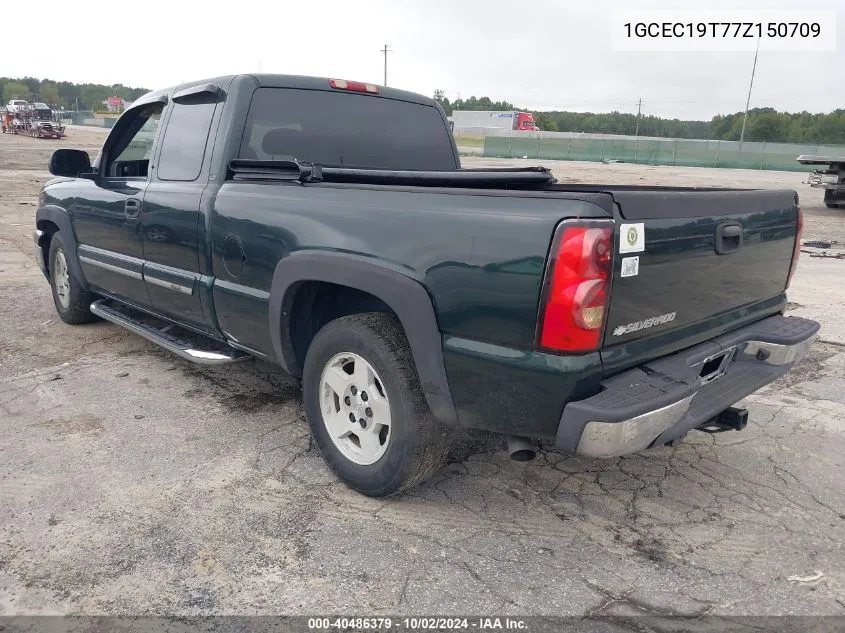 2007 Chevrolet Silverado 1500 Classic Lt1 VIN: 1GCEC19T77Z150709 Lot: 40486379