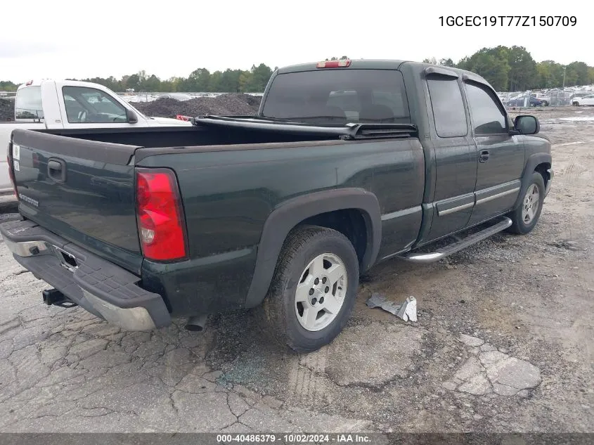 2007 Chevrolet Silverado 1500 Classic Lt1 VIN: 1GCEC19T77Z150709 Lot: 40486379