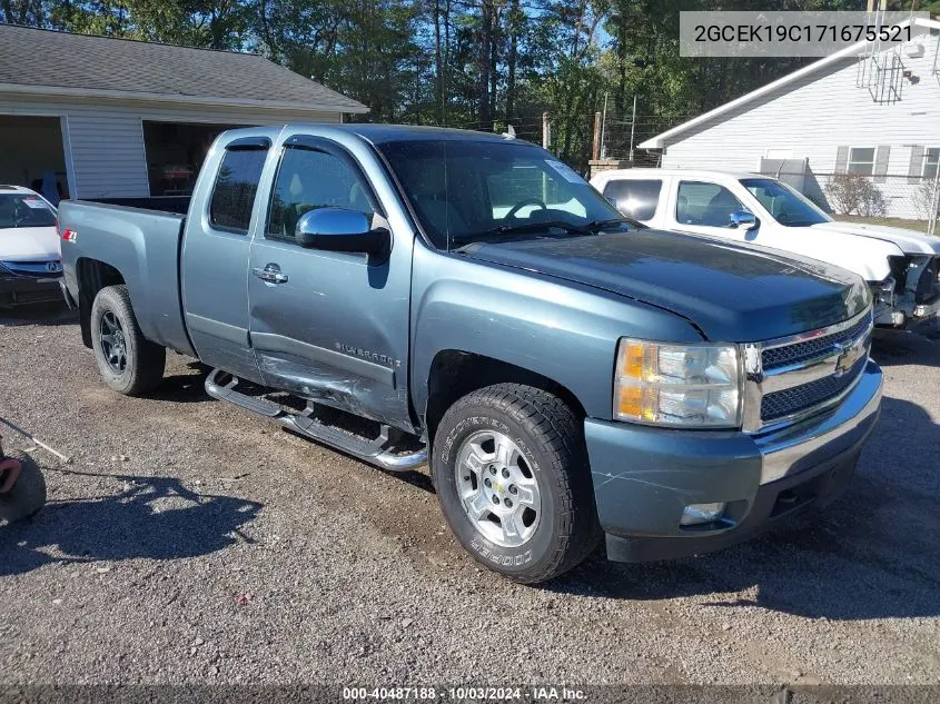 2007 Chevrolet Silverado 1500 Lt1 VIN: 2GCEK19C171675521 Lot: 40487188