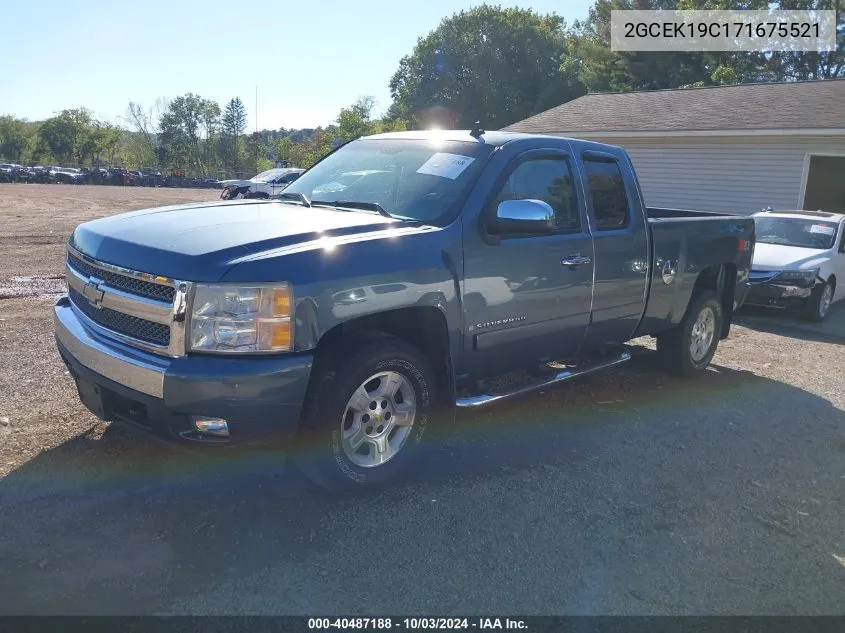 2007 Chevrolet Silverado 1500 Lt1 VIN: 2GCEK19C171675521 Lot: 40487188