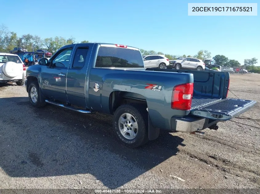 2007 Chevrolet Silverado 1500 Lt1 VIN: 2GCEK19C171675521 Lot: 40487188