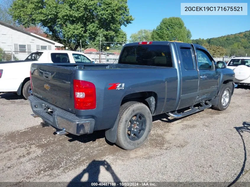 2007 Chevrolet Silverado 1500 Lt1 VIN: 2GCEK19C171675521 Lot: 40487188