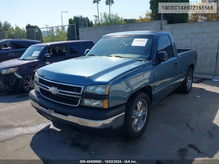 1GCEC14X97Z155565 2007 Chevrolet Silverado 1500 Classic Work Truck