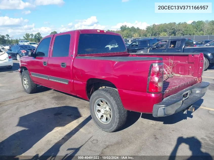 2007 Chevrolet Silverado 1500 Classic Ls VIN: 2GCEC13V371166957 Lot: 40491322