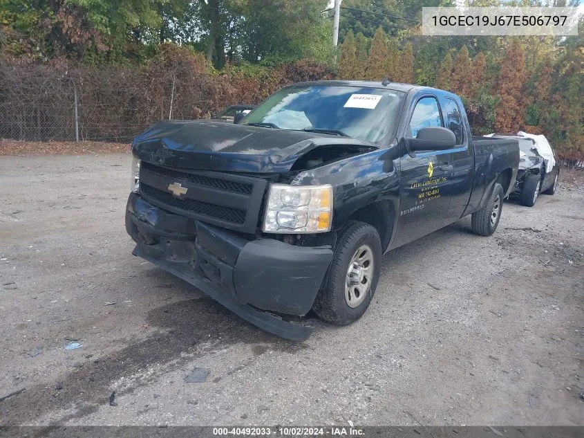 2007 Chevrolet Silverado 1500 Work Truck VIN: 1GCEC19J67E506797 Lot: 40492033