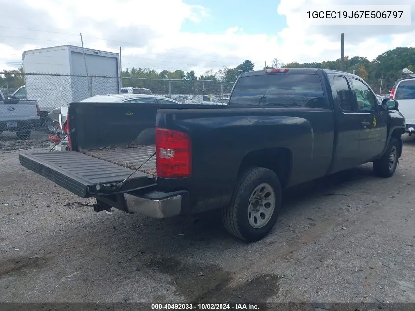 2007 Chevrolet Silverado 1500 Work Truck VIN: 1GCEC19J67E506797 Lot: 40492033