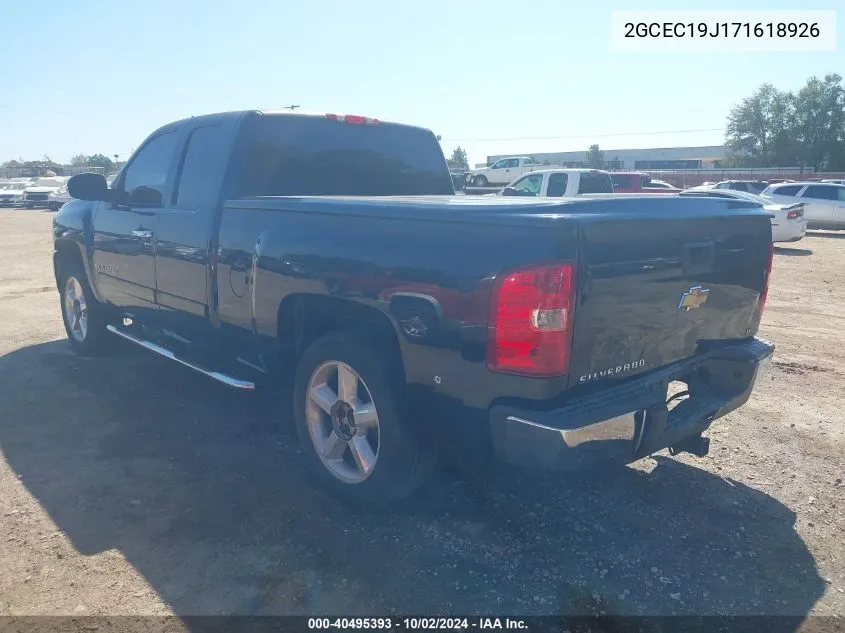 2GCEC19J171618926 2007 Chevrolet Silverado 1500 Lt1