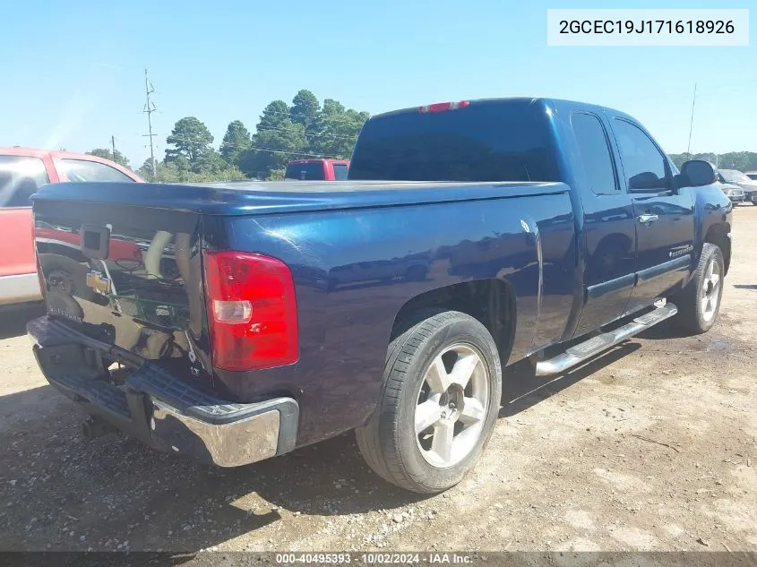 2GCEC19J171618926 2007 Chevrolet Silverado 1500 Lt1