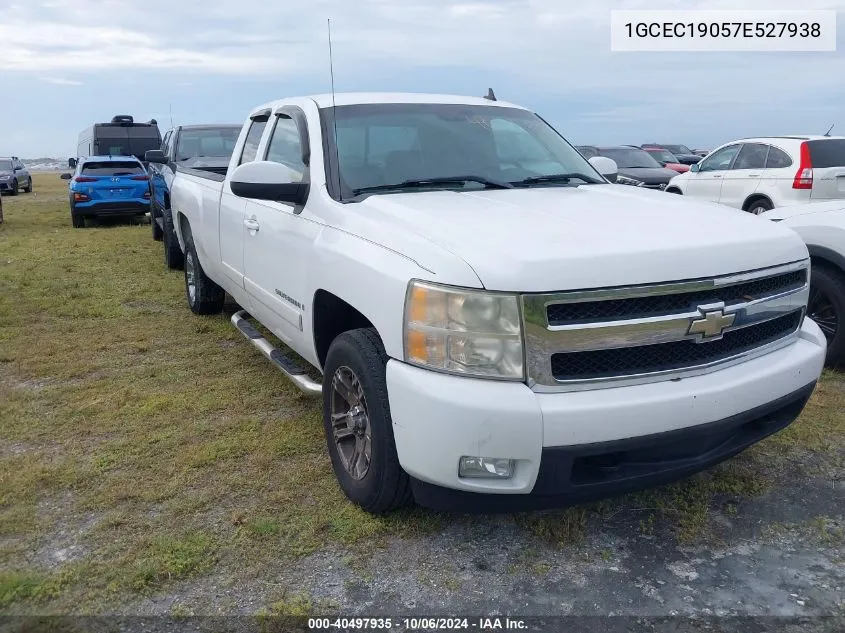 2007 Chevrolet Silverado 1500 C1500 VIN: 1GCEC19057E527938 Lot: 40497935