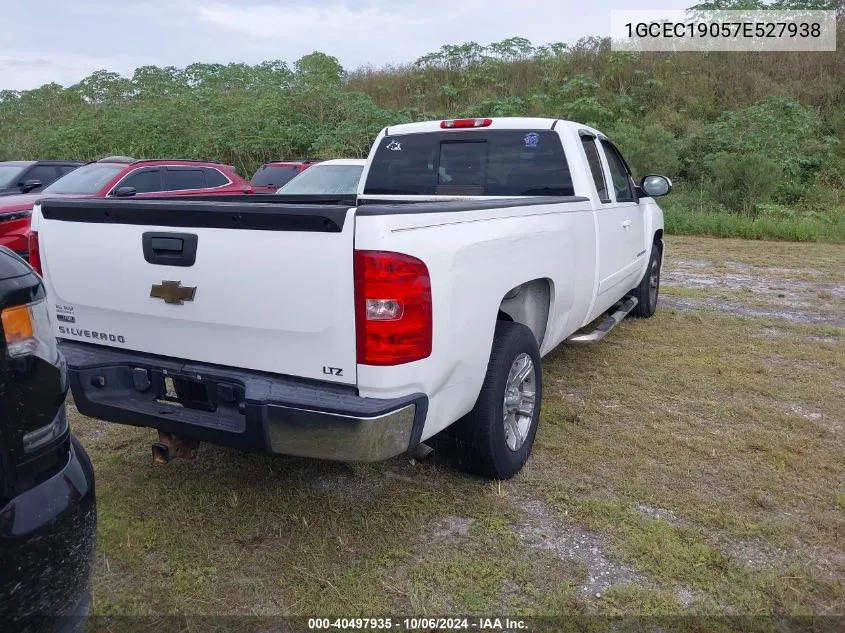 2007 Chevrolet Silverado 1500 C1500 VIN: 1GCEC19057E527938 Lot: 40497935