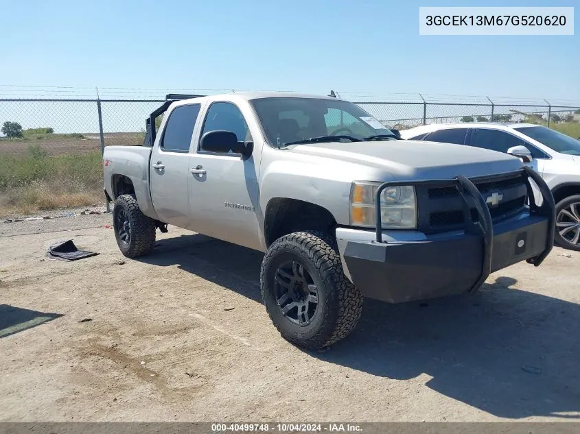 2007 Chevrolet Silverado 1500 Ltz VIN: 3GCEK13M67G520620 Lot: 40499748