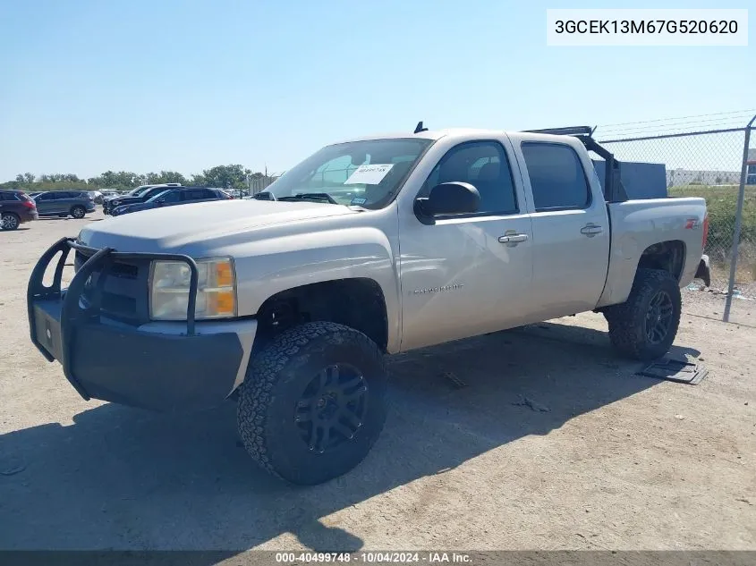 2007 Chevrolet Silverado 1500 Ltz VIN: 3GCEK13M67G520620 Lot: 40499748