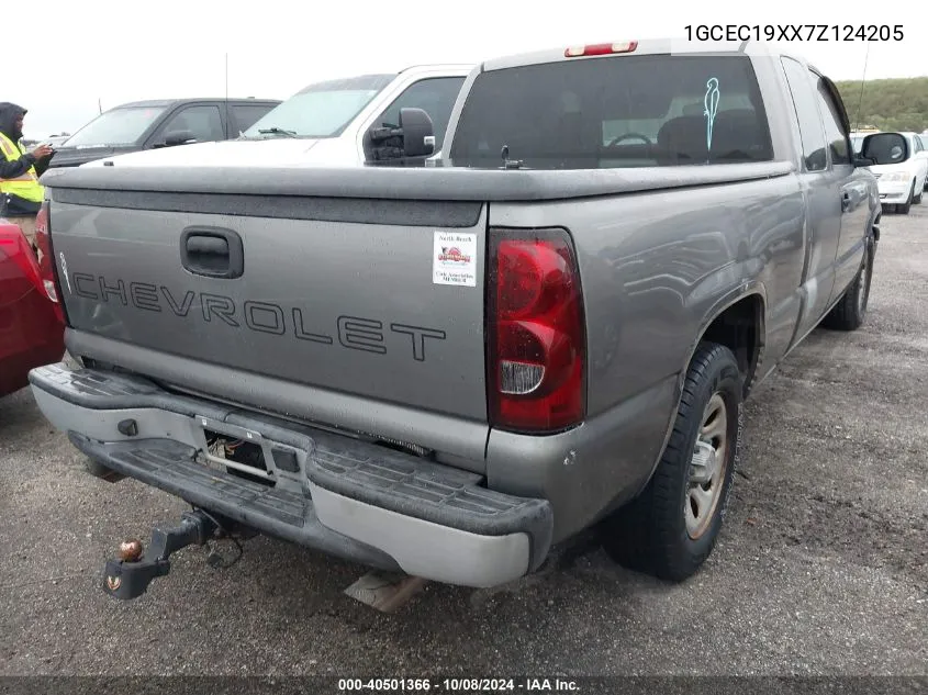 2007 Chevrolet Silverado C1500 Classic VIN: 1GCEC19XX7Z124205 Lot: 40501366