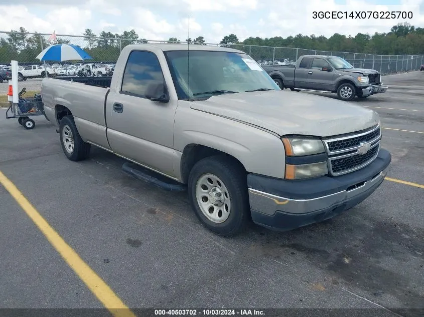 2007 Chevrolet Silverado 1500 Classic Work Truck VIN: 3GCEC14X07G225700 Lot: 40503702