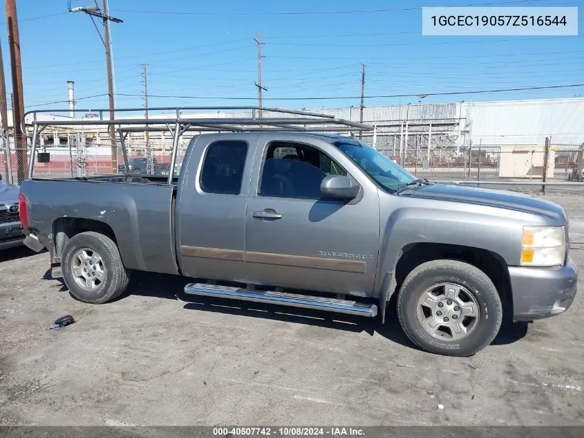 2007 Chevrolet Silverado 1500 C1500 VIN: 1GCEC19057Z516544 Lot: 40507742