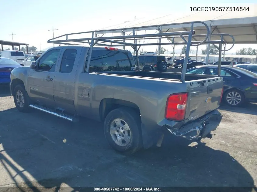 2007 Chevrolet Silverado 1500 C1500 VIN: 1GCEC19057Z516544 Lot: 40507742