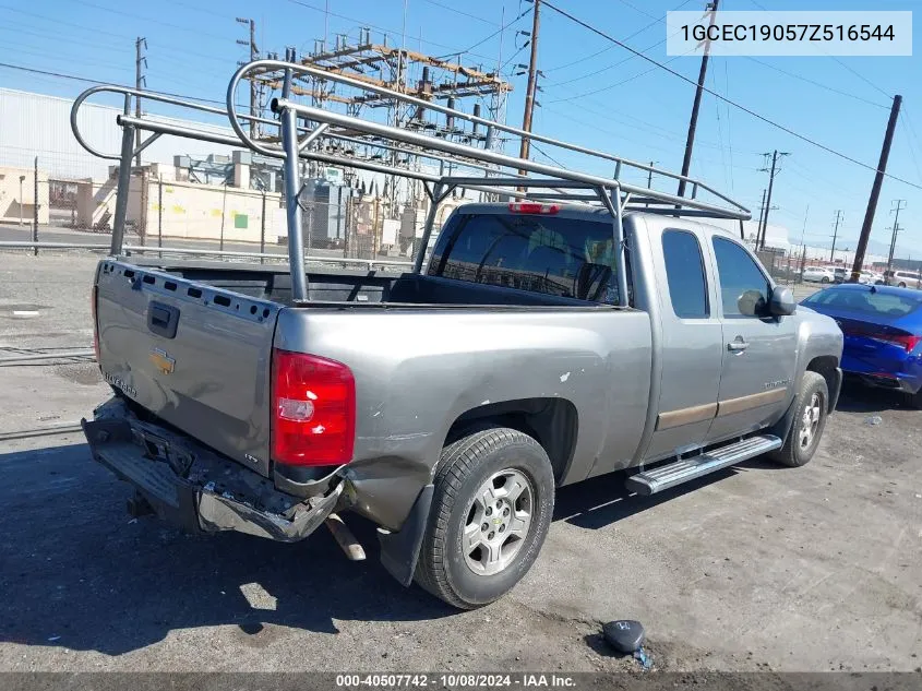 2007 Chevrolet Silverado 1500 C1500 VIN: 1GCEC19057Z516544 Lot: 40507742