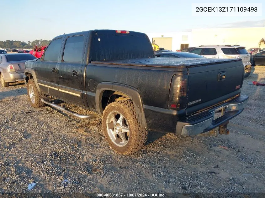 2007 Chevrolet Silverado K1500 Classic Crew Cab VIN: 2GCEK13Z171109498 Lot: 40531857