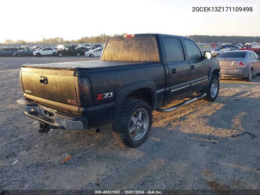 2007 Chevrolet Silverado K1500 Classic Crew Cab VIN: 2GCEK13Z171109498 Lot: 40531857