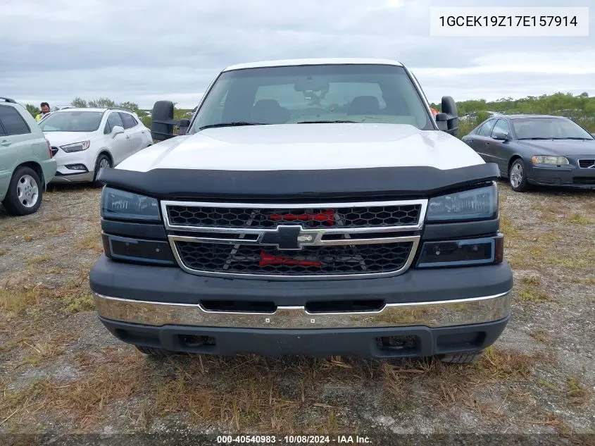 2007 Chevrolet Silverado 1500 Classic K1500 Classic VIN: 1GCEK19Z17E157914 Lot: 40540983