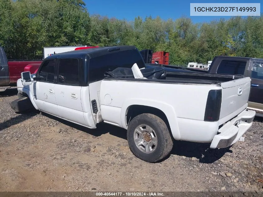 2007 Chevrolet Silverado 2500Hd Classic Lt1 VIN: 1GCHK23D27F149993 Lot: 40544177