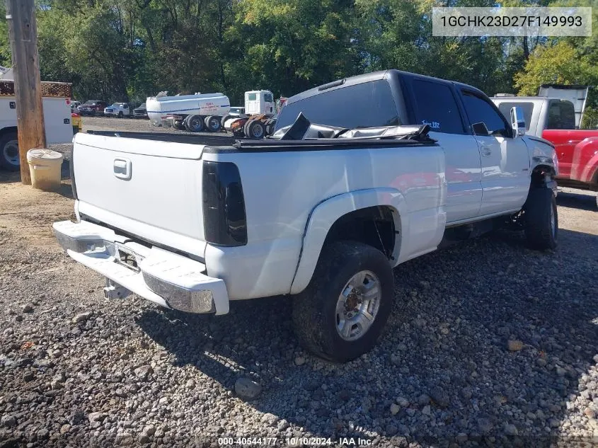 2007 Chevrolet Silverado 2500Hd Classic Lt1 VIN: 1GCHK23D27F149993 Lot: 40544177