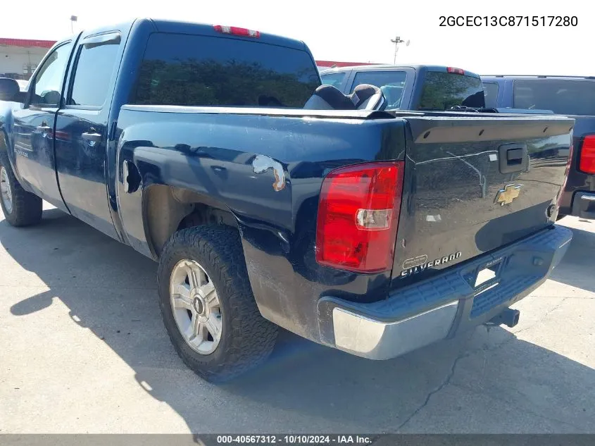 2007 Chevrolet Silverado 1500 Work Truck VIN: 2GCEC13C871517280 Lot: 40567312