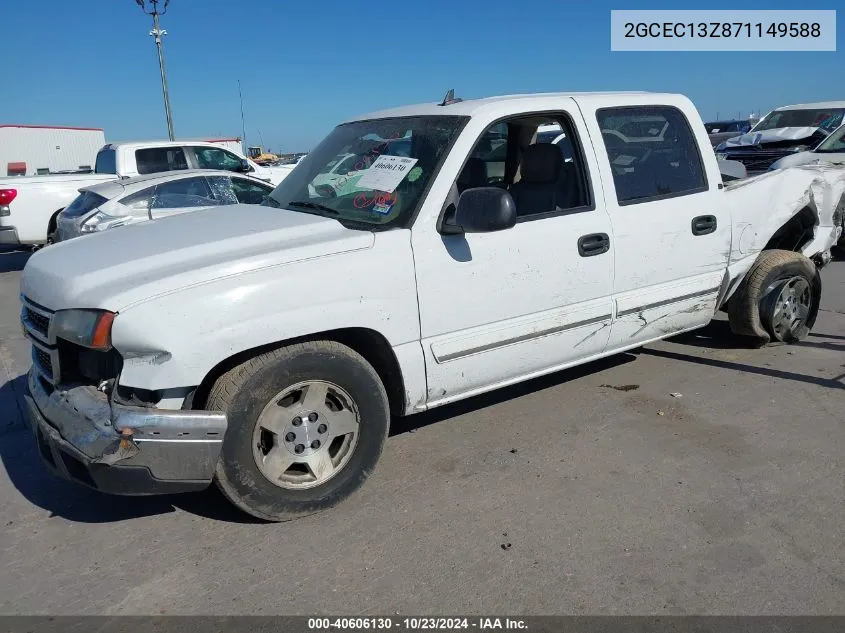 2007 Chevrolet Silverado 1500 Classic Lt3 VIN: 2GCEC13Z871149588 Lot: 40606130