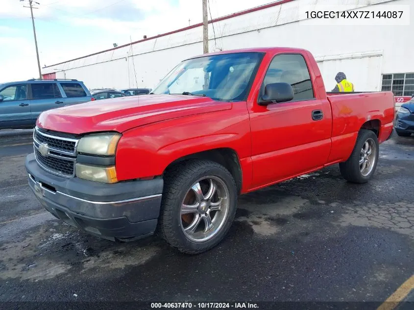 1GCEC14XX7Z144087 2007 Chevrolet Silverado 1500 Classic Work Truck