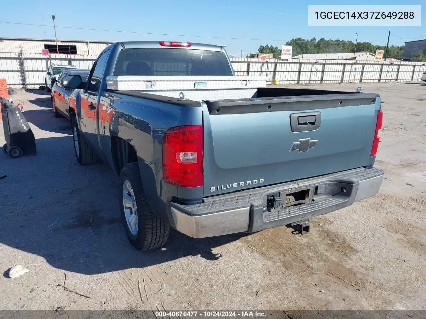 2007 Chevrolet Silverado 1500 Work Truck VIN: 1GCEC14X37Z649288 Lot: 40676477