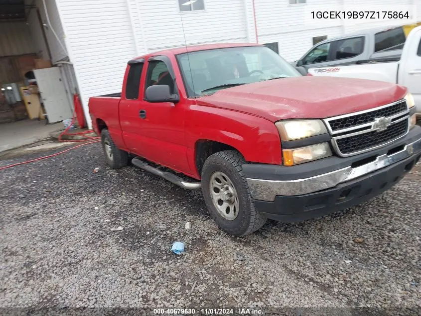 2007 Chevrolet Silverado 1500 Classic Work Truck VIN: 1GCEK19B97Z175864 Lot: 40679630