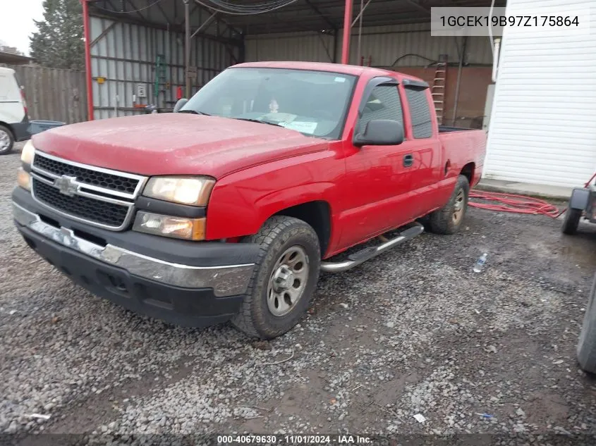 2007 Chevrolet Silverado 1500 Classic Work Truck VIN: 1GCEK19B97Z175864 Lot: 40679630