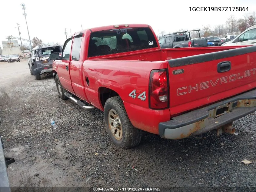 2007 Chevrolet Silverado 1500 Classic Work Truck VIN: 1GCEK19B97Z175864 Lot: 40679630