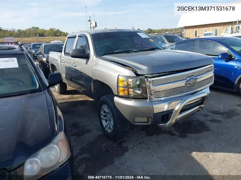 2007 Chevrolet Silverado 1500 Lt1 VIN: 2GCEK13M371531678 Lot: 40710775