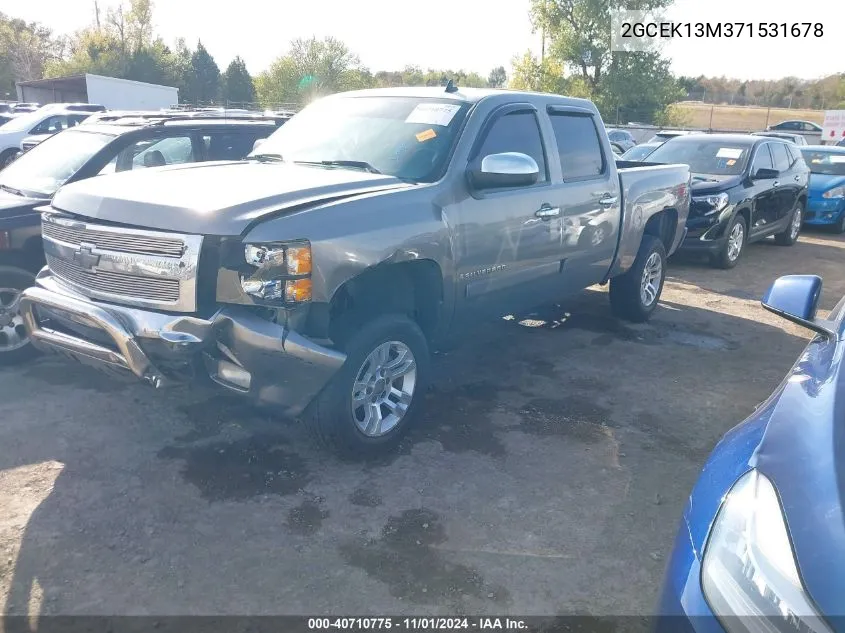 2007 Chevrolet Silverado 1500 Lt1 VIN: 2GCEK13M371531678 Lot: 40710775