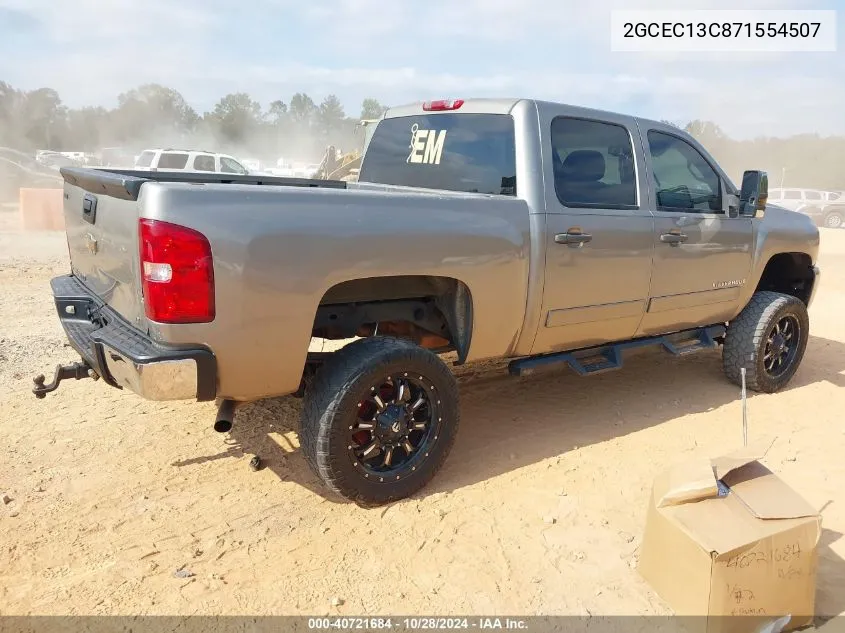 2007 Chevrolet Silverado 1500 Lt1 VIN: 2GCEC13C871554507 Lot: 40721684