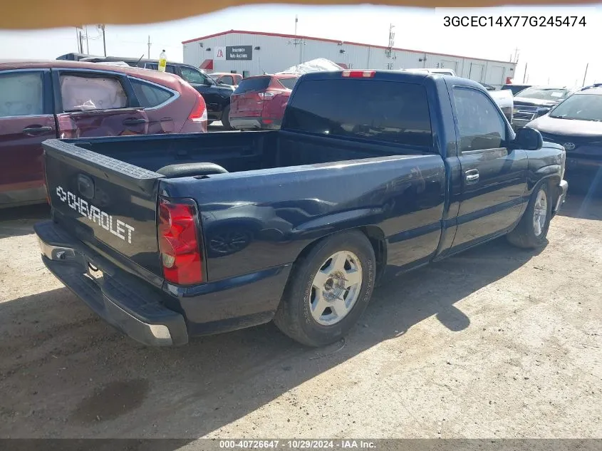 2007 Chevrolet Silverado 1500 Classic Ls VIN: 3GCEC14X77G245474 Lot: 40726647