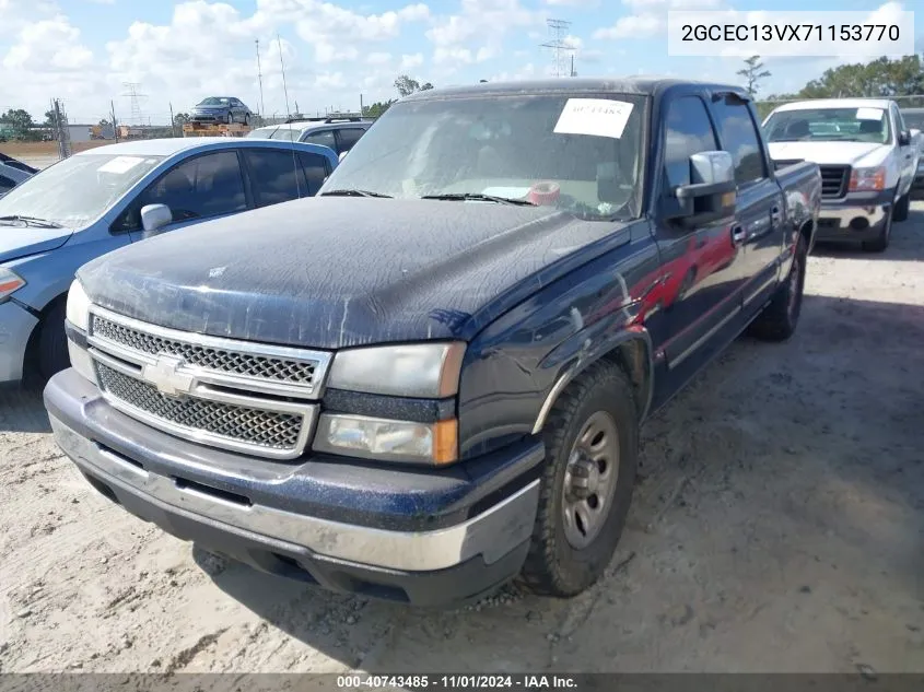 2007 Chevrolet Silverado 1500 Classic Ls VIN: 2GCEC13VX71153770 Lot: 40743485