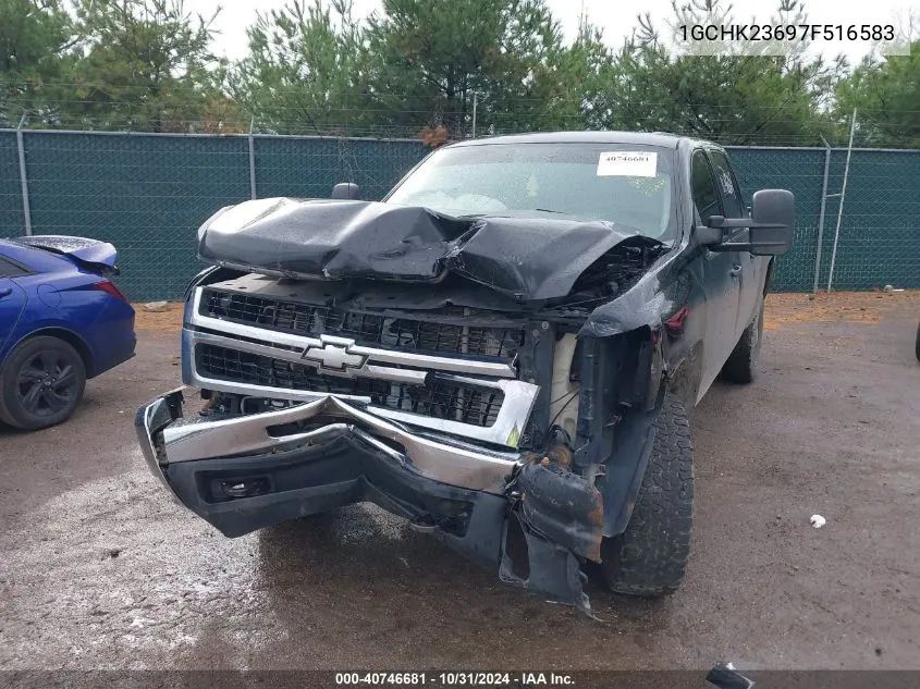 2007 Chevrolet Silverado 2500Hd Lt1 VIN: 1GCHK23697F516583 Lot: 40746681