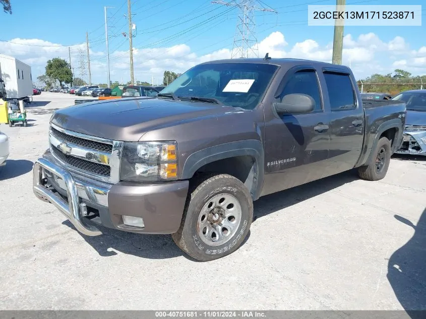 2007 Chevrolet Silverado 1500 Lt1 VIN: 2GCEK13M171523871 Lot: 40751681