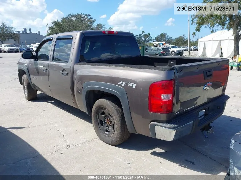 2007 Chevrolet Silverado 1500 Lt1 VIN: 2GCEK13M171523871 Lot: 40751681