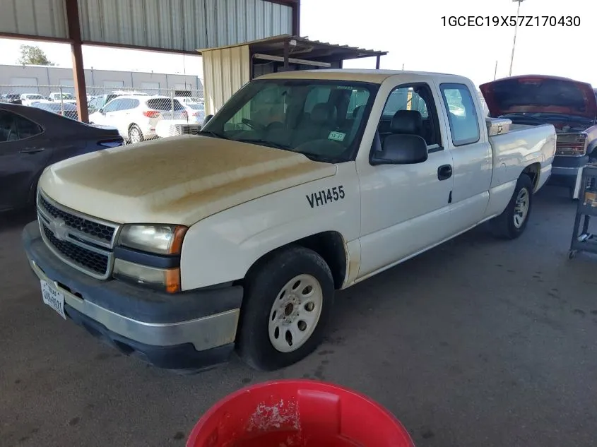 2007 Chevrolet Silverado 1500 Classic Work Truck VIN: 1GCEC19X57Z170430 Lot: 40751756